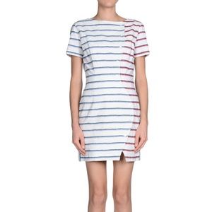 Band of outsiders mini striped dress
